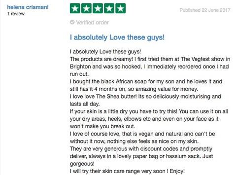 KOKOA UK AFRICAN BLACK SOAP SHEA BUTTER REVIEW