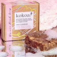 Kokoa's Authentic African Black Soap. Raw, Organic, Traditional Ghanaian Soap